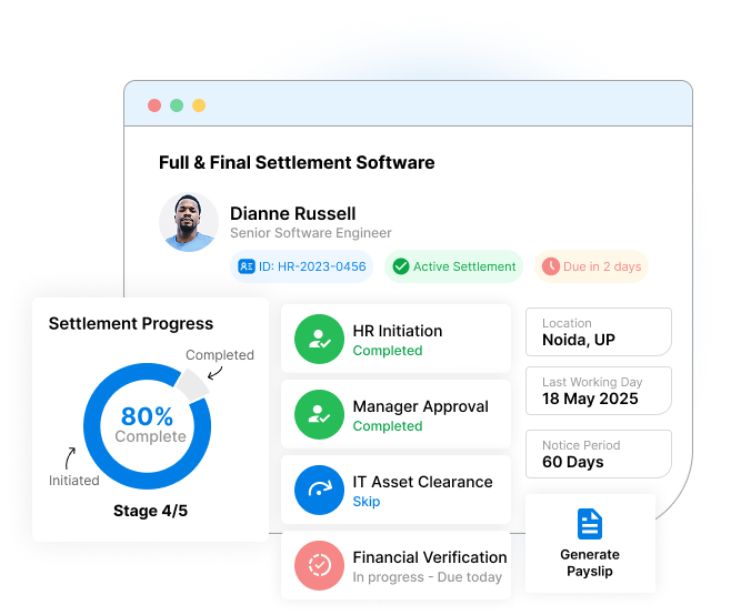 Full & Final Settlement services